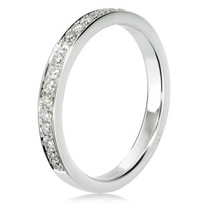 Pink & White Diamond Band