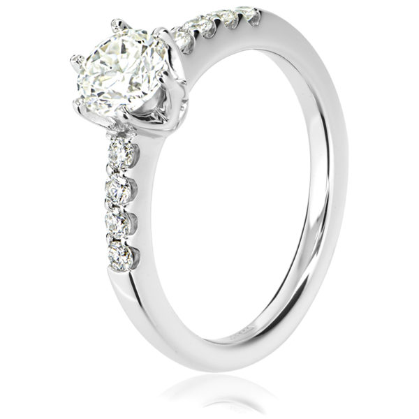 Round Brilliant Cut Diamond Engagement Ring