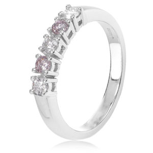 Claw set diamond ring