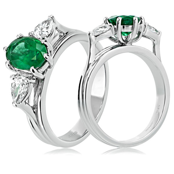 Emerald and Diamond Ring