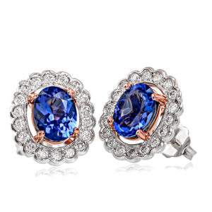 Tanzanite & Diamond Earrings
