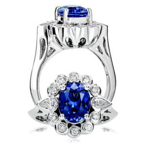 Tanzanite and Diamond Ring