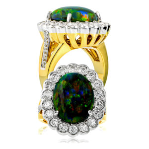 Black Opal Ring