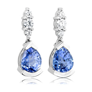 Ceylonese Sapphire Earrings