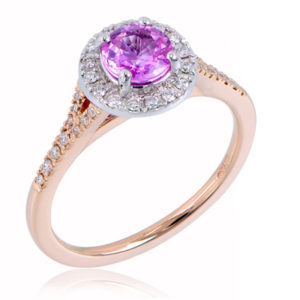 Love in Colour Halo Ring