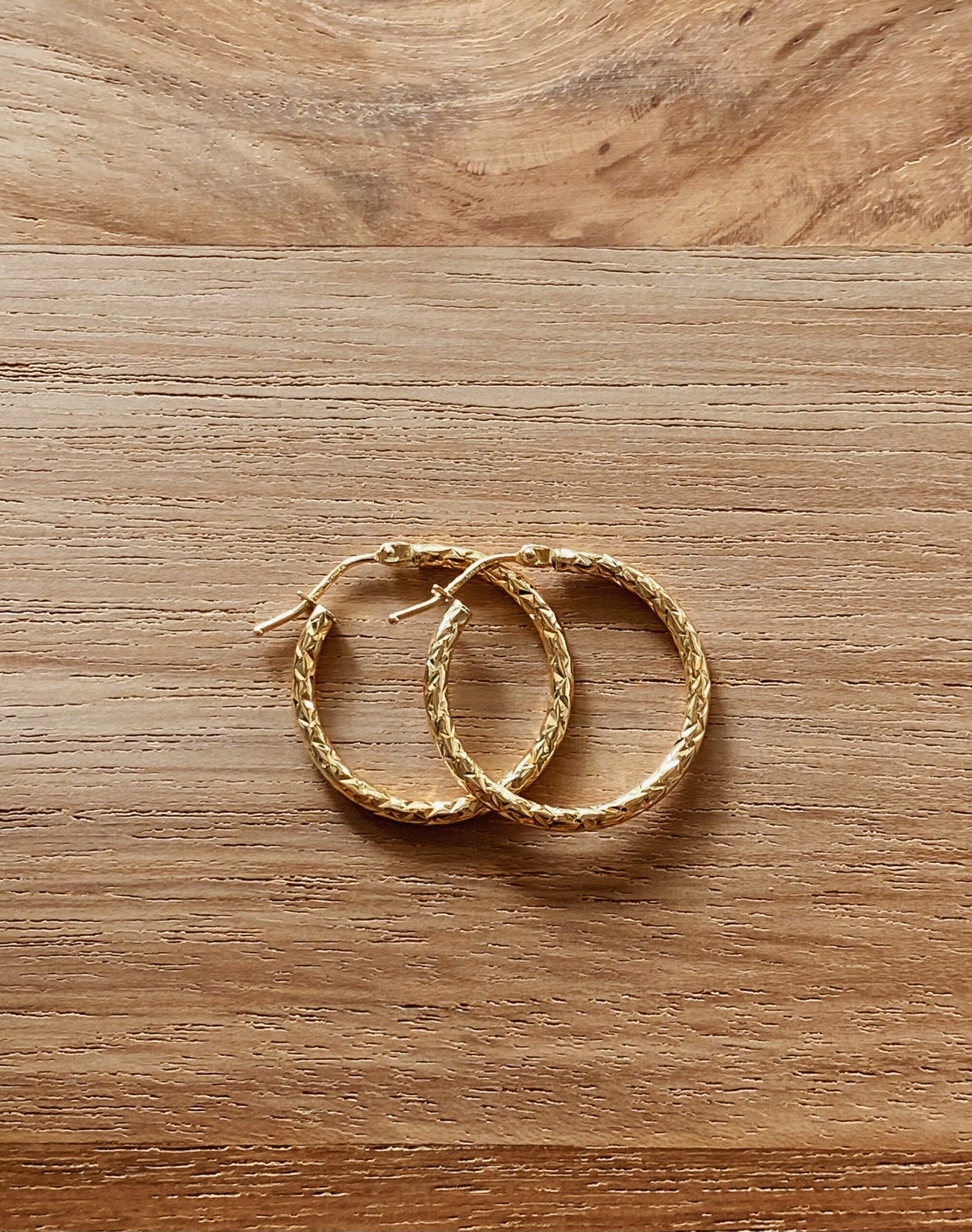 Fine Faceted Hoops Anthonys Fine Jewellery